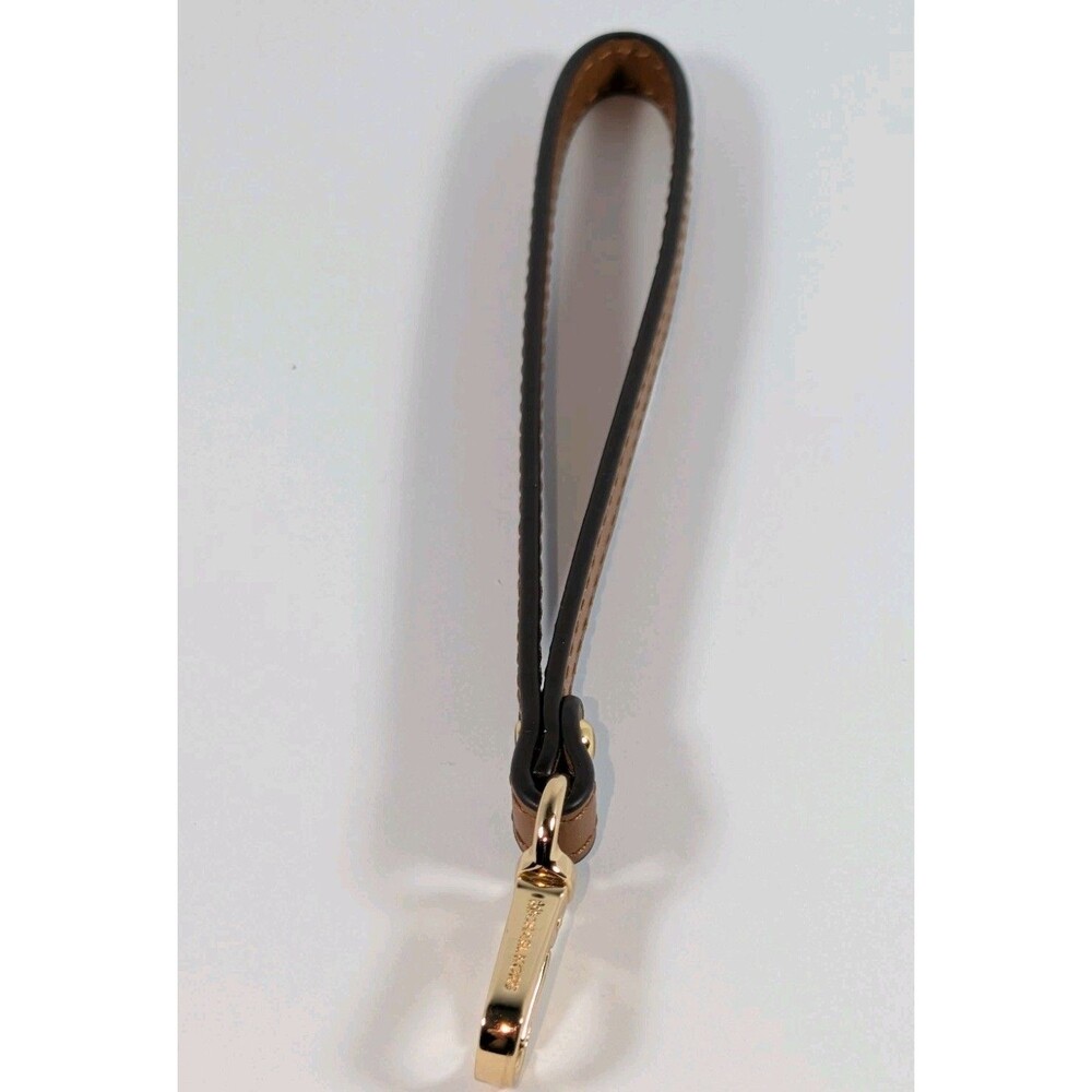Michael Kors Tan Leather Wrist Strap Detachable Gold Hardware New Without Tags - Picture 6 of 12